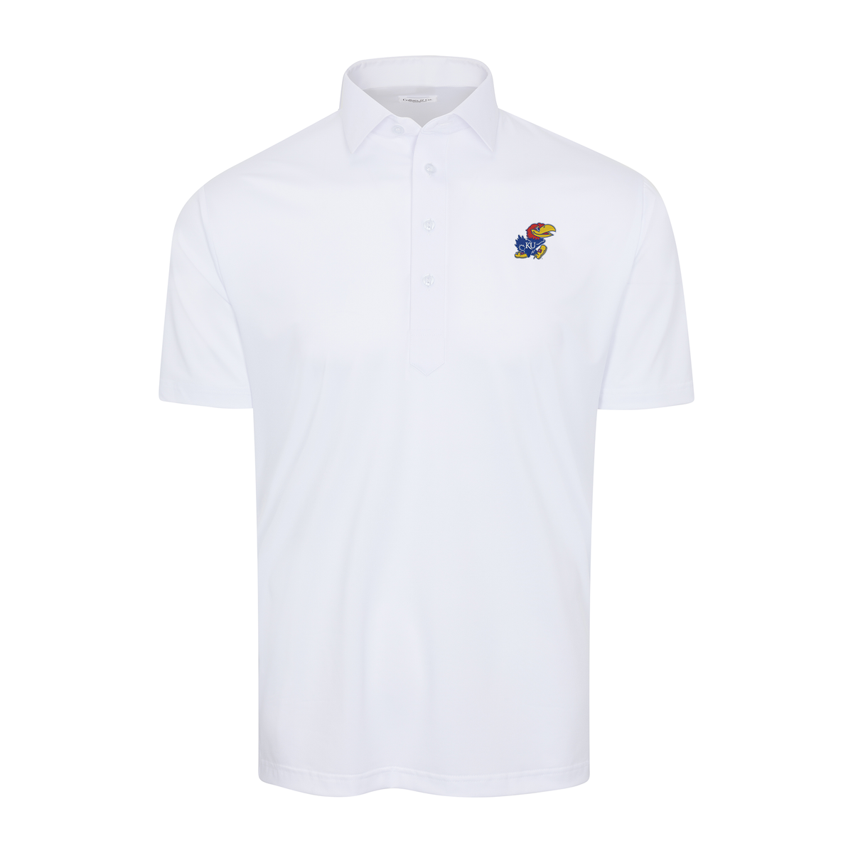 Kansas Semi-Spread Collar Polo White