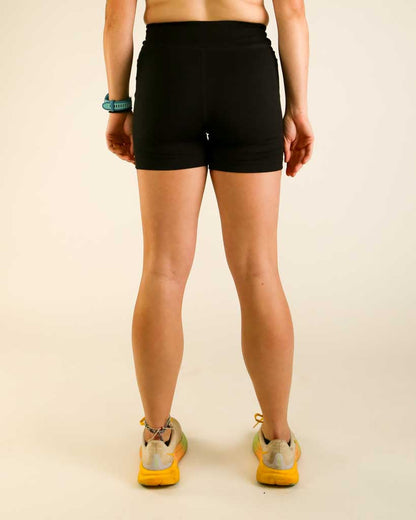 Women's FLY High-Waisted 5" Biker Shorts – Onyx