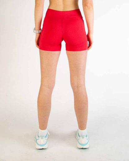 Women's FLY High-Waisted 5" Biker Shorts – Cherry