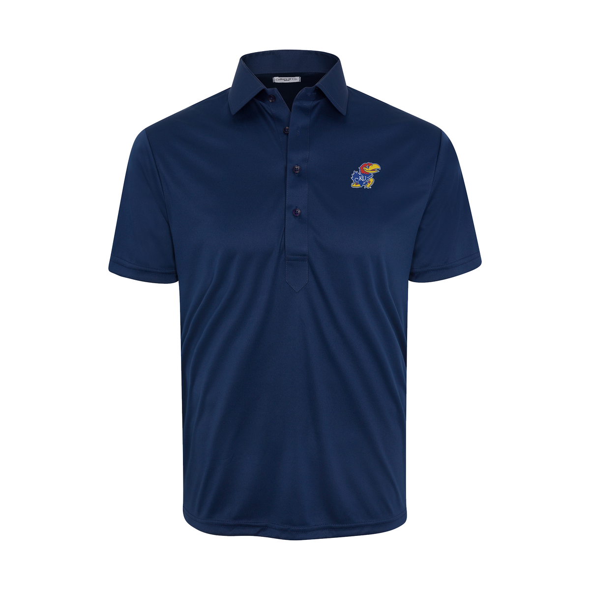 Kansas Semi-Spread Collar Polo Navy