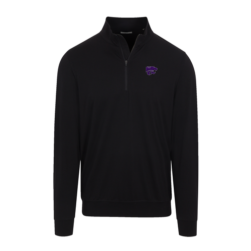 Kansas State Velocity Performance Quarter Zip Black