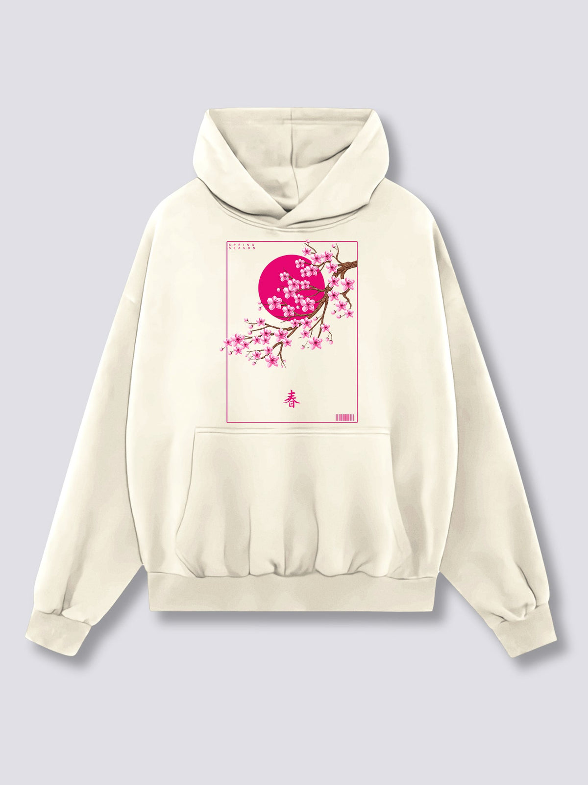 Front Print - Spring Blossom Hoodie