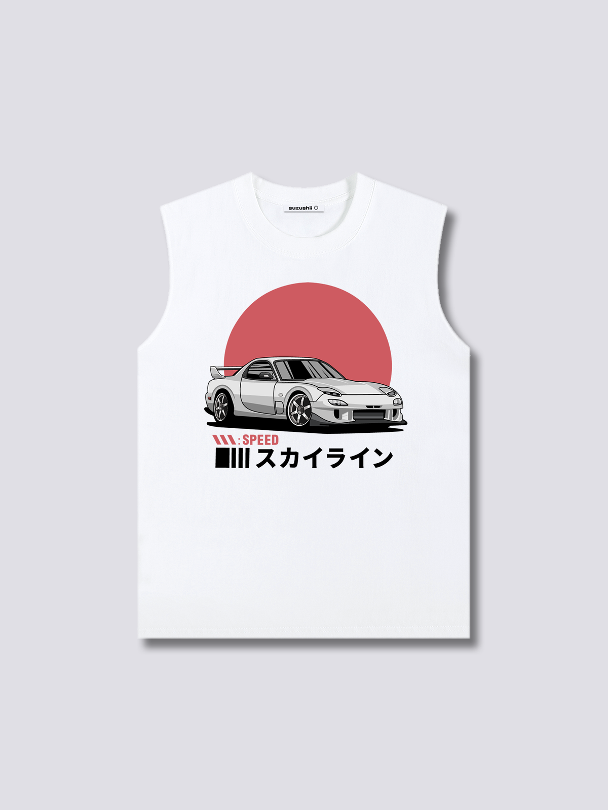 Front Print - Sunrise Drive Tank Top