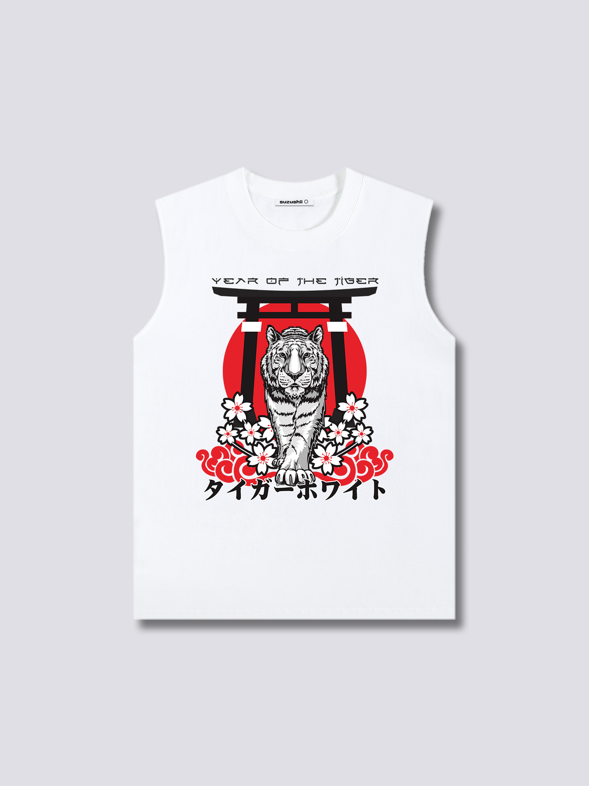 Front Print - Tiger Force Tank Top